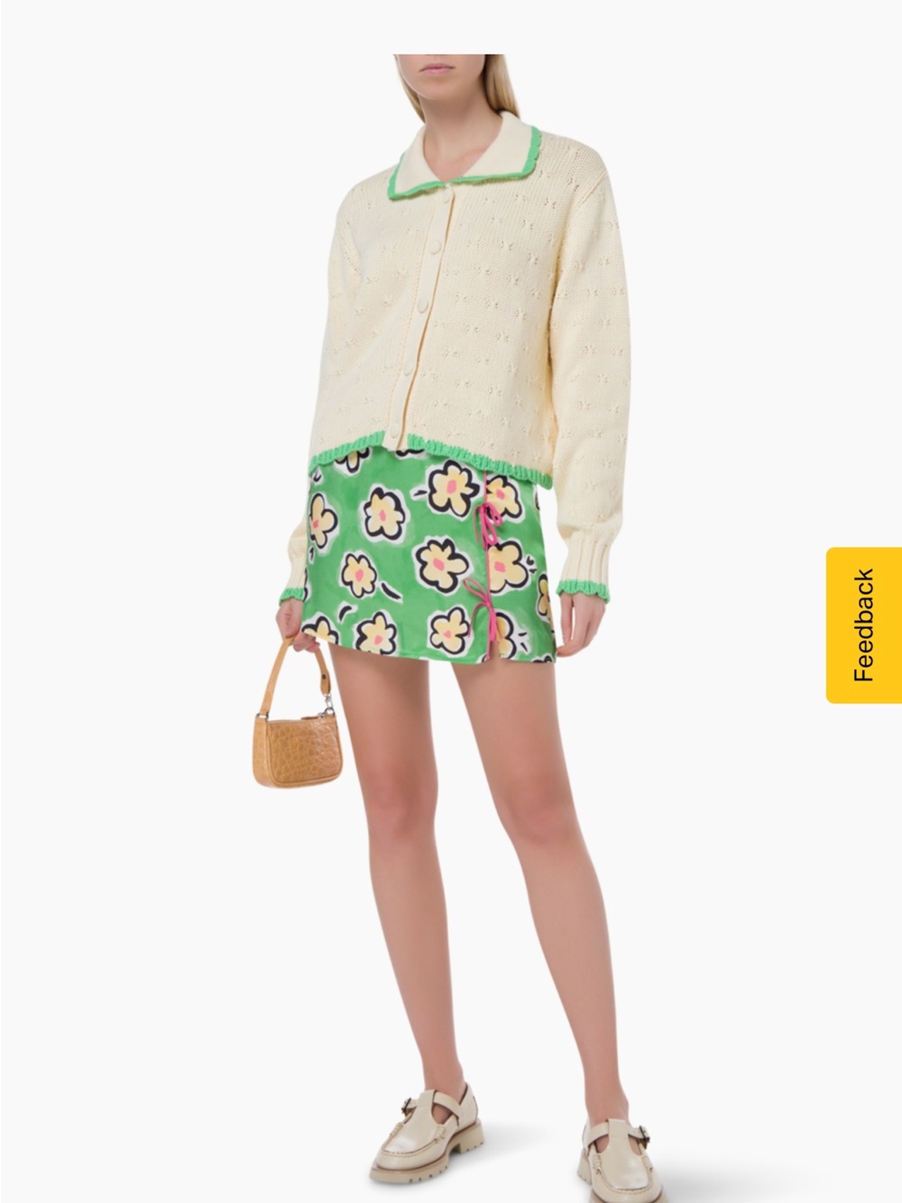 KITRI Dolly Ivory Cardigan size XS